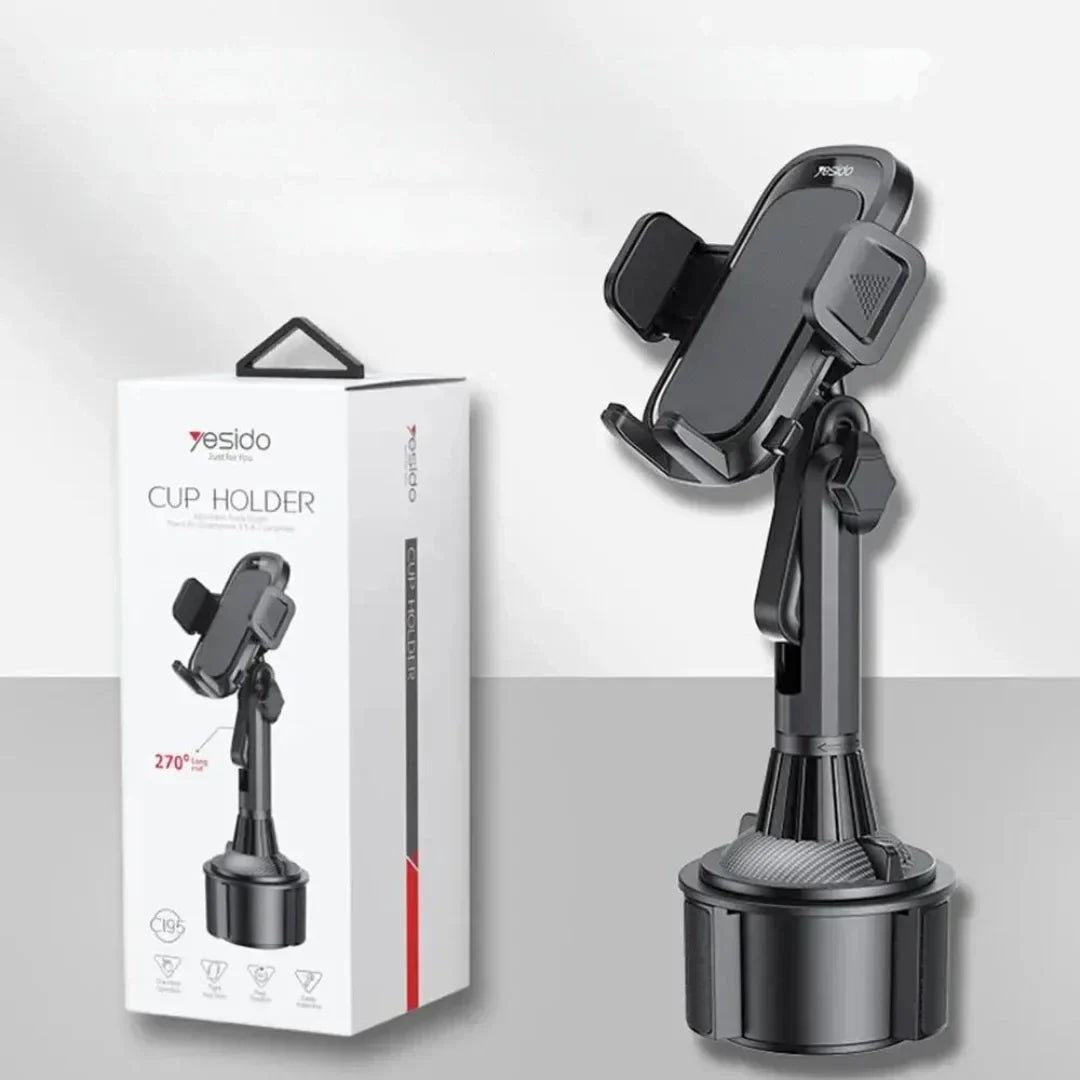 Yesido C195 Adjustable Car Cup Holder Phone Mount