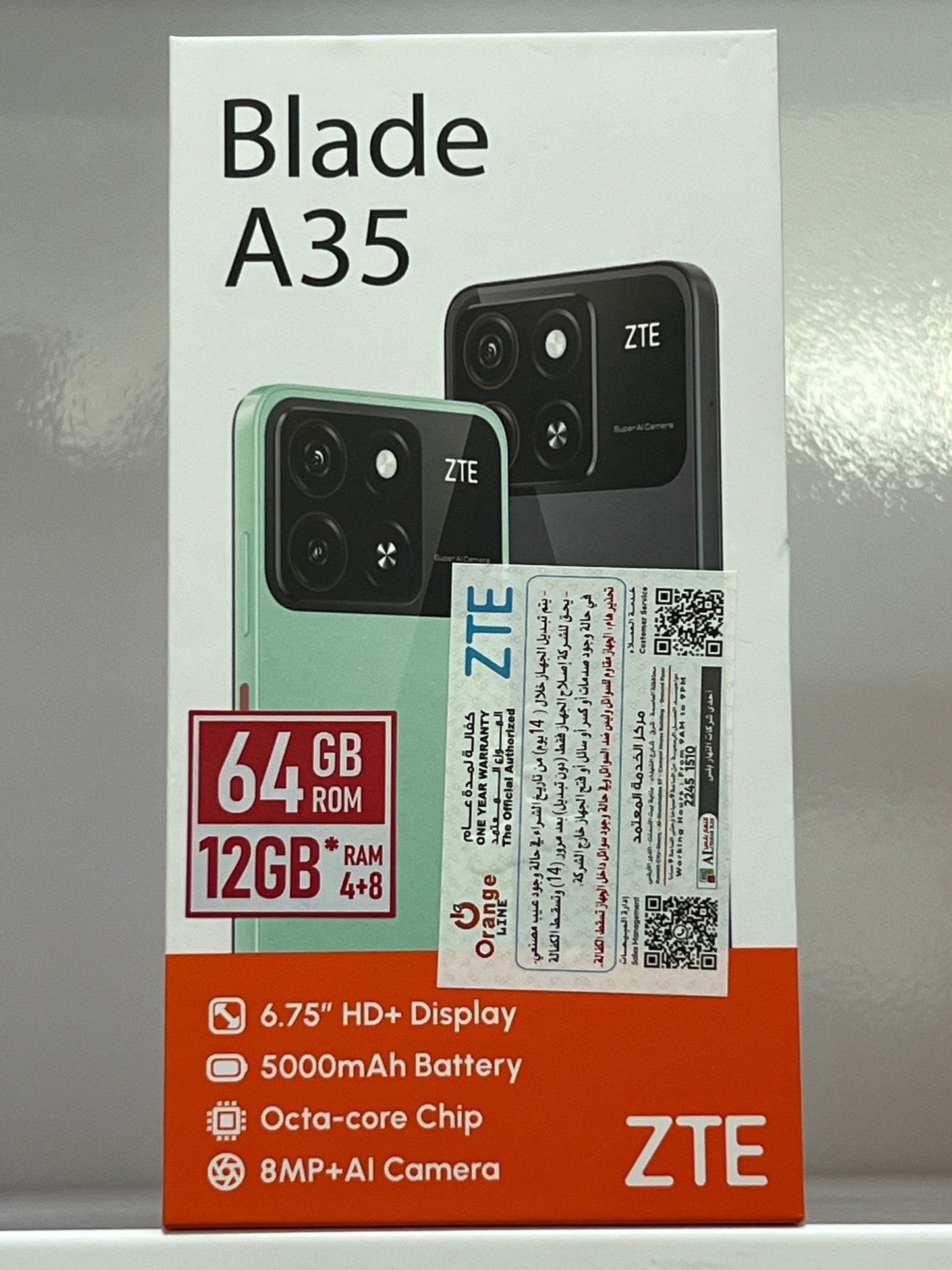 ZTE Blade A35 4GB RAM 64GB Storage Smartphone