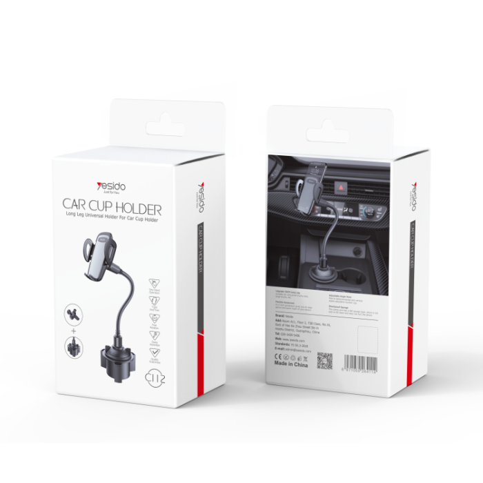 Yesido C112 Auto Extending Car Cup Phone Holder Flexible Arm
