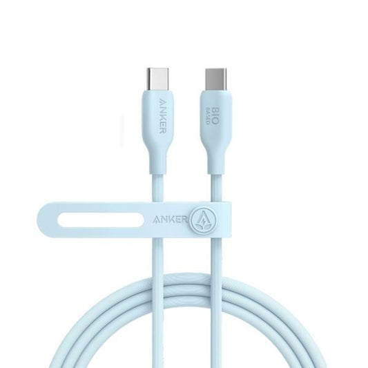 Anker 544 USB-C to USB-C Cable 140W Bio-Based 6ft Blue