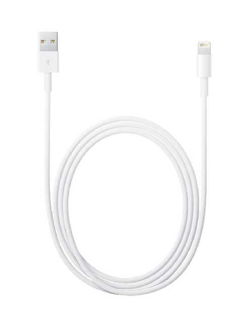 Apple 2M Lightning to USB Cable MD819ZM/A: Durable, Fast Charging & Syncing