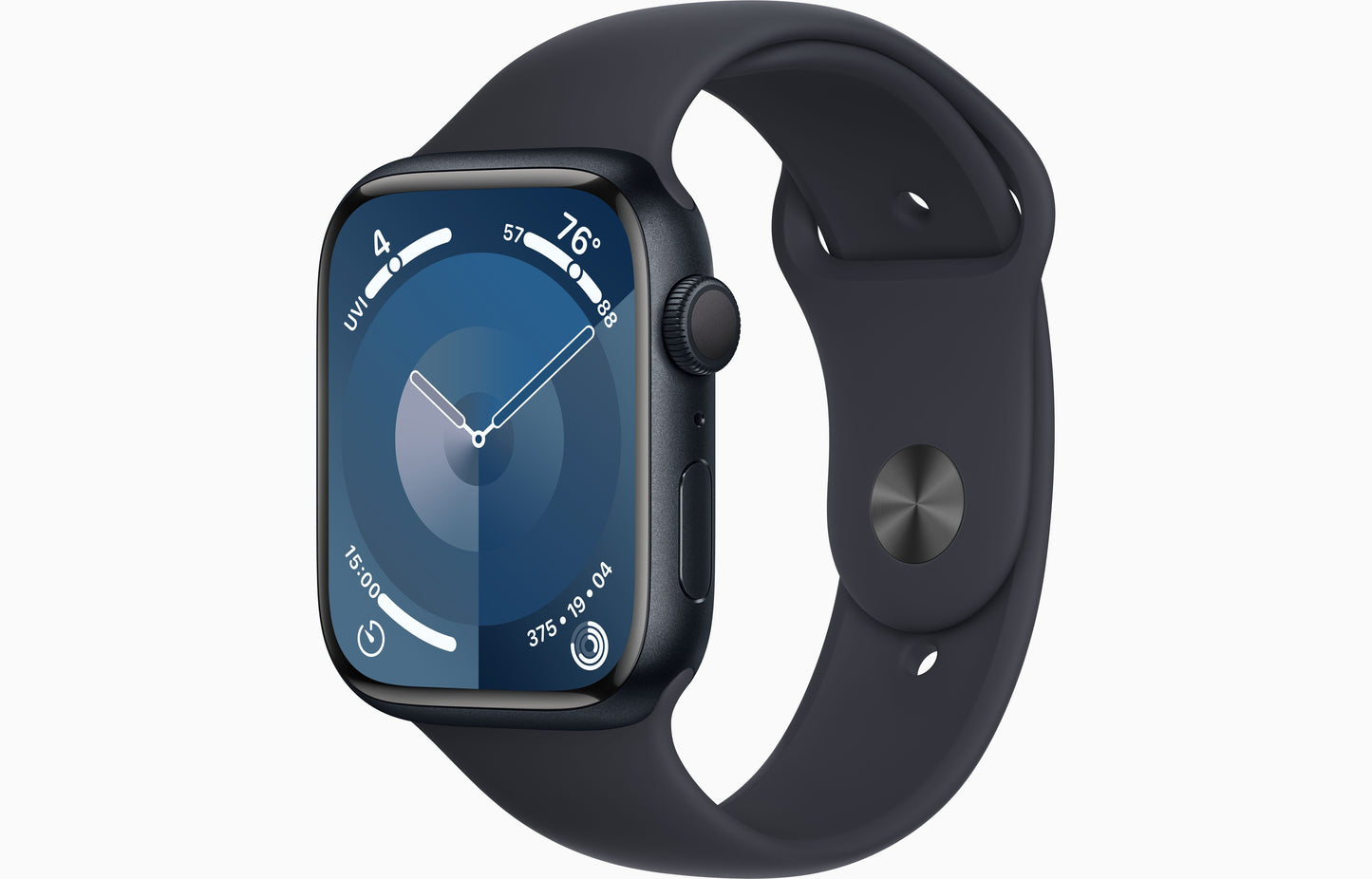 Apple Watch Series 9 45mm Midnight Aluminium Case with Midnight Sport Band M/L GPS + Cellular (MRMD3QA/A)