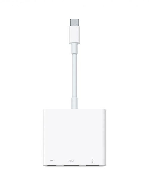 Apple USB-C Digital AV Multiport Adapter: Seamless 4K HDMI, USB-A, and USB-C Charging