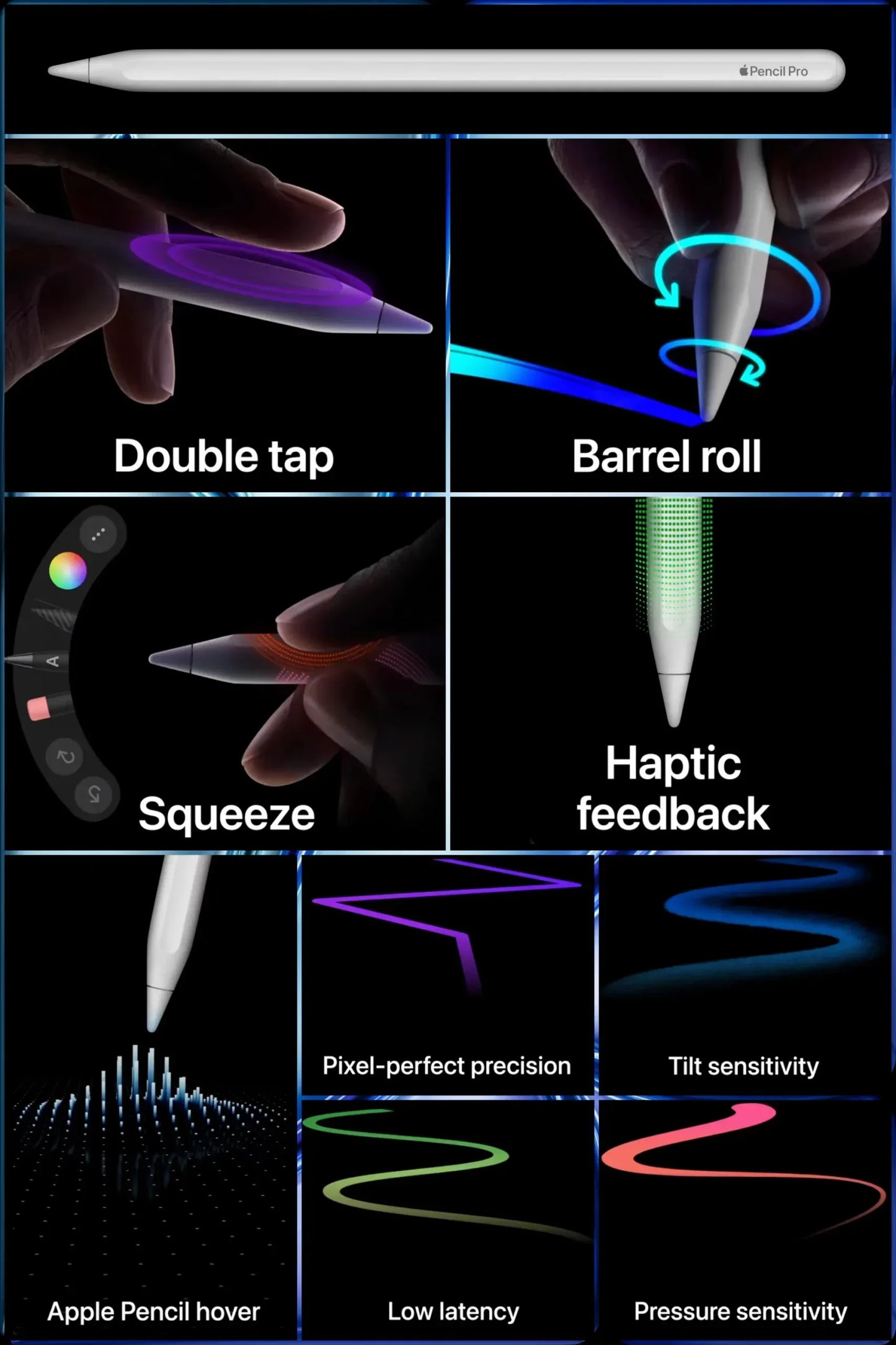 Apple Pencil Pro 2025: Precision Stylus for iPad, Enhanced Control & Creativity