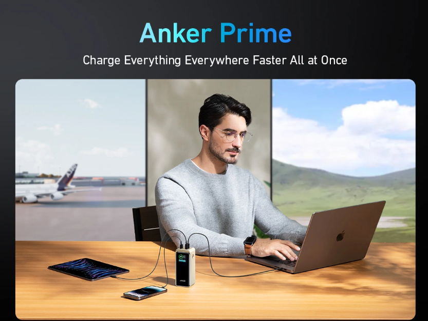 Anker Prime 20,000mAh Power Bank 200W Series 7: Ultra-Fast Charging Portable Power