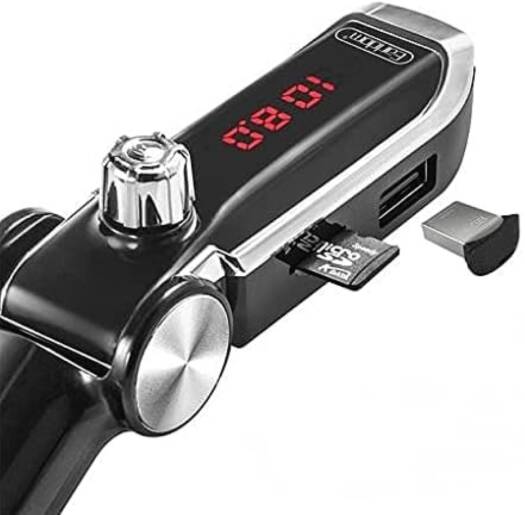 Earldom ET-M39 Bluetooth Lighter with FM Transmitter, Dual USB Fast Charger