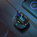 Earldom ET-M101 FM Transmitter Car Charger with Fast USB Power