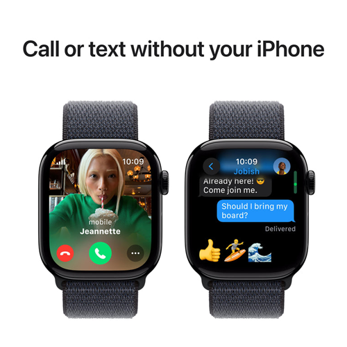 Apple Watch Series 10 GPS 46mm with Sport Loop (English Edition)