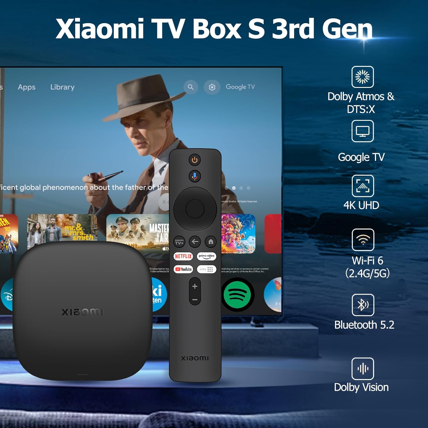 Xiaomi TV Box S 3rd Gen 4K Ultra HD Streamer