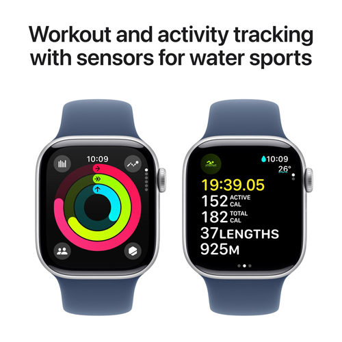 Apple Watch Series 10 GPS + Cellular 42mm with Sport Loop (Middle East Version)