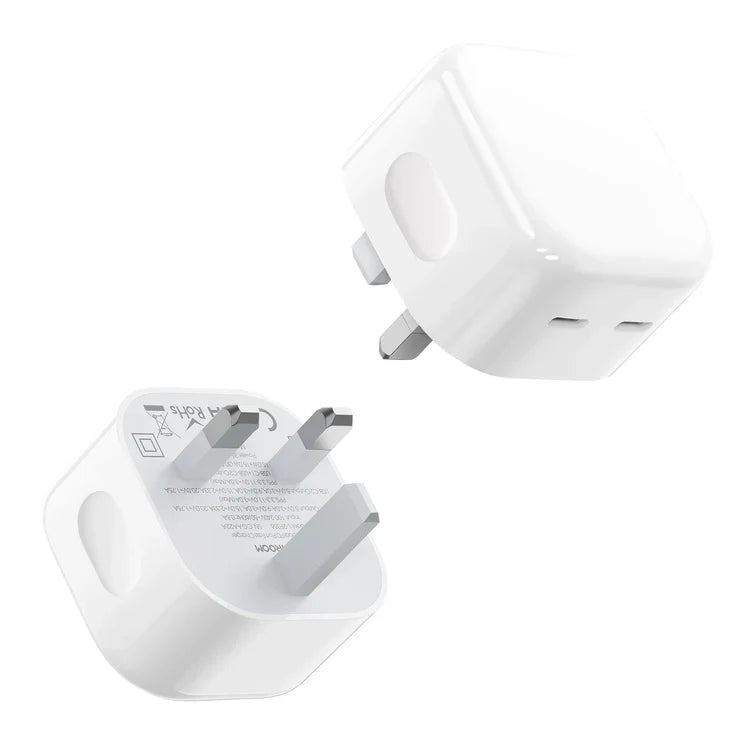 35W Mini Dual-Port Intelligent Fast PD Charger – Compact USB‑C