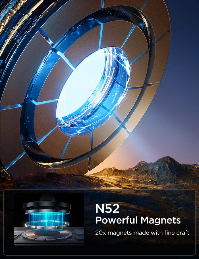 Premium Foldable Magnetic Car Phone Mount with Dual N52 Magnets