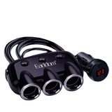 Earldom ES-CS1 Dual USB Car Socket Charger Splitter 3×12/24V