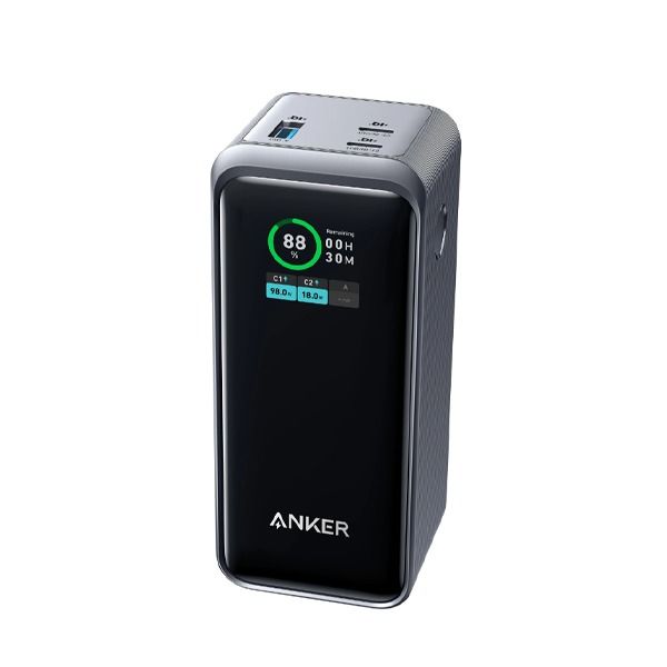 Anker Prime 20000mAh Power Bank: Fast Charging for Multiple Devices, Black
