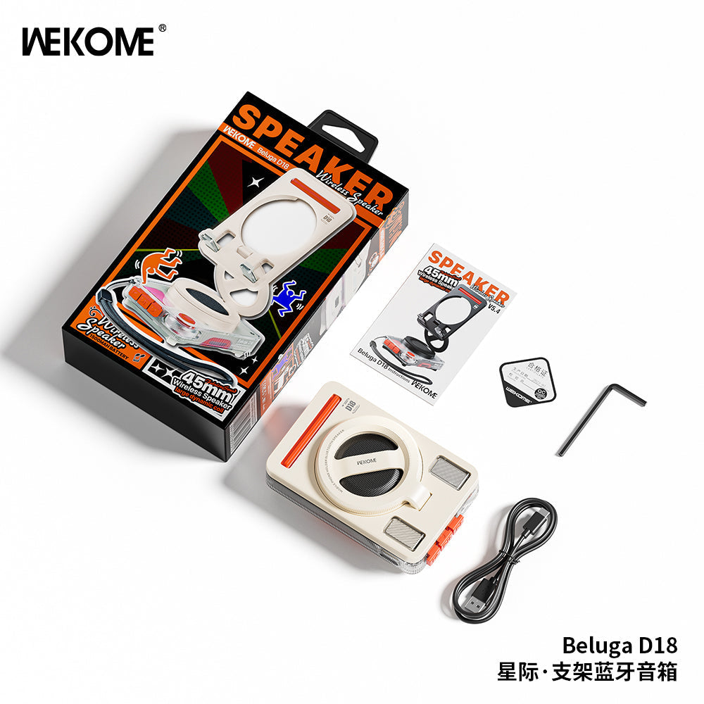 WEKOME Beluga D18 Portable Bluetooth Speaker with Stand