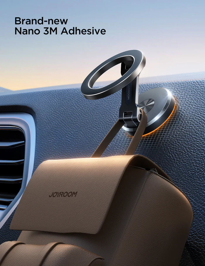 Premium Foldable Magnetic Car Phone Mount with Dual N52 Magnets