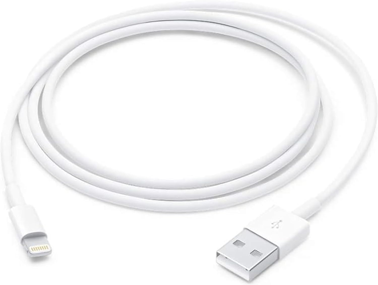 Apple 2M Lightning to USB Cable MD819ZM/A: Durable, Fast Charging & Syncing