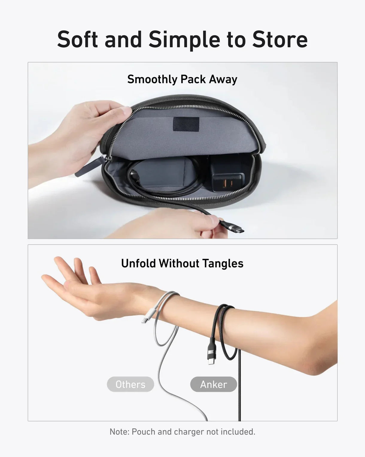 Anker USB-C to USB-C Cable 240W 6ft Black: Fast Charging, Durable Design