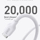 Anker 542 Bio-Based USB-C to Lightning Cable: Fast, Durable, Eco-Friendly Violet