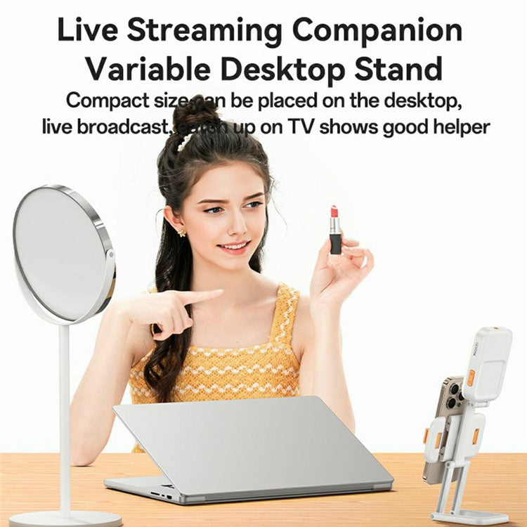 Yesido DH10 Pocket Light Stand with Adjustable LED Phone Holder