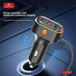 Earldom CC26 RGB 6‑in‑1 66W Fast Car Charger with Extension