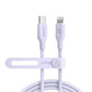 Anker 542 Bio-Based USB-C to Lightning Cable: Fast, Durable, Eco-Friendly Violet