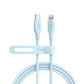 Anker 542 USB-C to Lightning Cable, Bio-Based, Durable, 6-Foot Blue