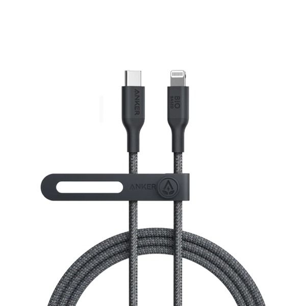 Anker 542 USB-C to Lightning Cable, Bio-Nylon, 3ft Black