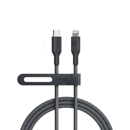 Anker 542 USB-C to Lightning Cable, Bio-Nylon, 3ft Black