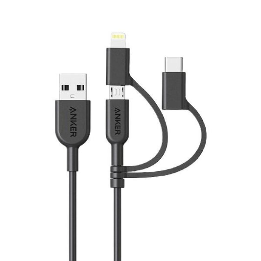 Anker PowerLine II 3-in-1 Cable: Ultimate Durability and Fast Charging