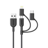 Anker PowerLine II 3-in-1 Cable: Ultimate Durability and Fast Charging