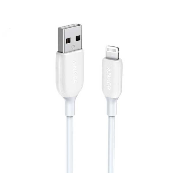 Anker PowerLine III USB to Lightning Cable 6ft Durable White Fast Charging