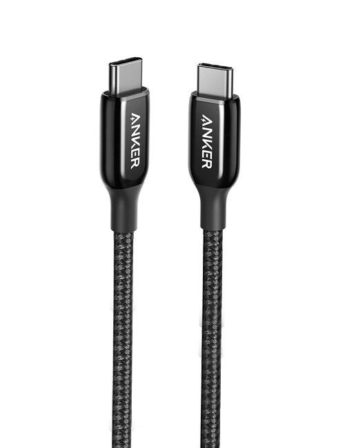 Anker PowerLine III USB-C to USB-C Cable 3ft: Fast Charging, Durable, Black