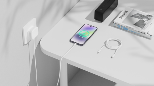 Premium USB-C to Lightning Cable 3.3ft: Fast Charging & Data Sync for Apple Devices