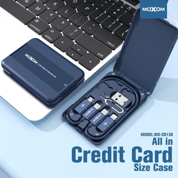 MOXOM MX-CB130 60W Fast-Charging Cable Set with Phone Holder