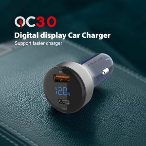 Earldom CC10 63W Digital Display Fast Car Charger