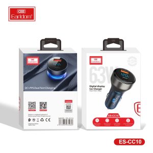 Earldom CC10 63W Digital Display Fast Car Charger