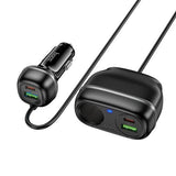 HOCO Z59A Dual PD30W & Dual QC3.0 4‑Port Car Charger