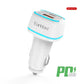 Earldom ES-CC11 Fast PD Car Charger with USB‑C Cable