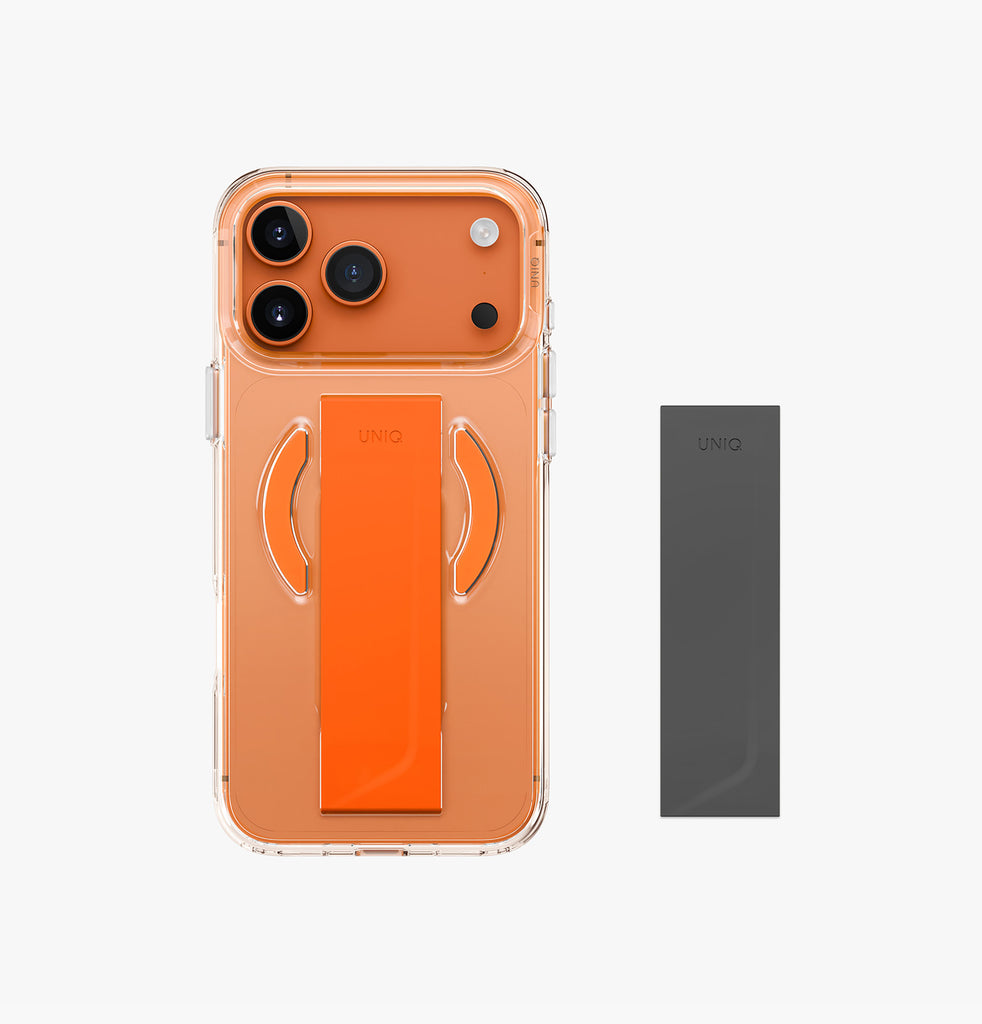 Volt Orange Uniq Heldro MagSafe iPhone 17 Pro Max Case