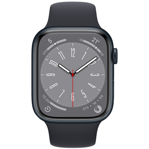 Apple Watch Series 8 GPS + Cellular 41mm with Sport Band - (English Edition)