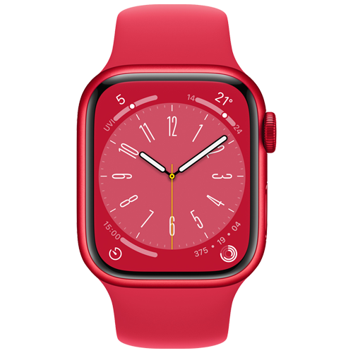 Apple Watch Series 8 GPS + Cellular 41mm with Sport Band - (English Edition)