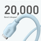 Anker 542 USB-C to Lightning Cable Bio-Based 3ft Blue High-Speed Charging