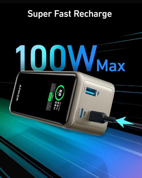 Anker Prime 20,000mAh Power Bank 200W Series 7: Ultra-Fast Charging Portable Power