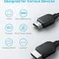 Anker 6ft 8K HDMI Cable: High-Speed, Superior Definition, Gold-Plated Connectors