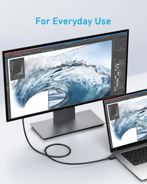 Anker 6ft 8K HDMI Cable: High-Speed, Superior Definition, Gold-Plated Connectors