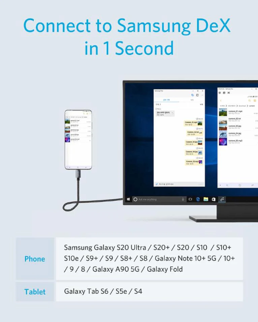 Premium Anker 6ft USB-C to HDMI Cable: 4K 60Hz Video and Audio