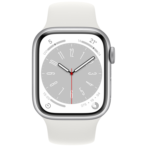Apple Watch Series 8 GPS + Cellular 41mm with Sport Band - (English Edition)