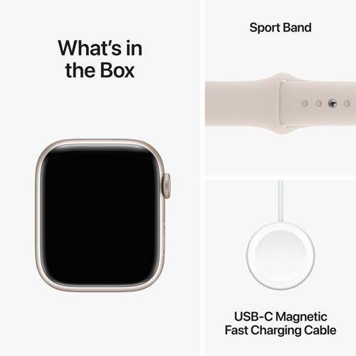 Apple Watch Series 9 45mm GPS with Sport Band
