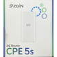 Zain CPE 5s 5G WiFi Router with Dual‑Band Wi‑Fi 6